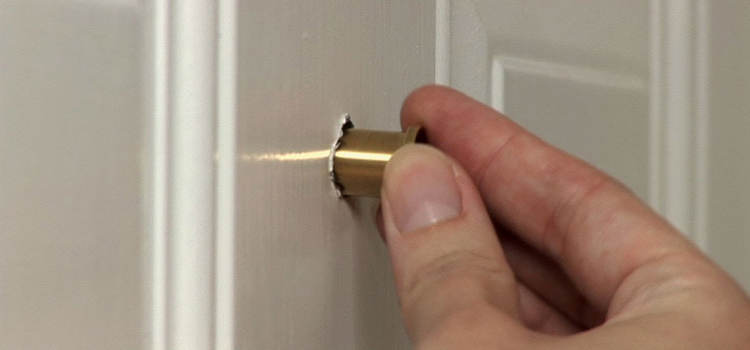 peephole door repair in Brentwood